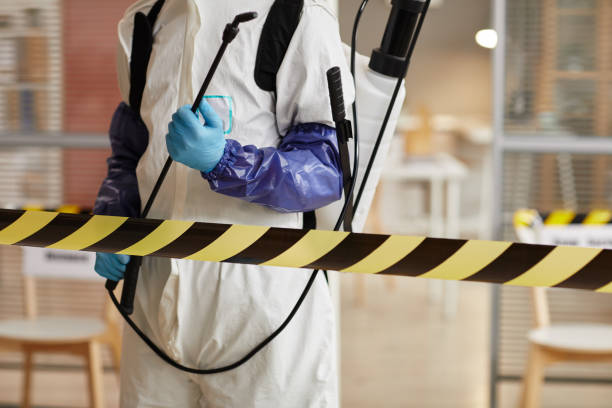 Professional Infectious Disease Decontamination technician working in Bowler, WI